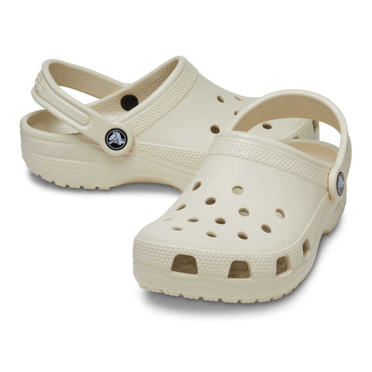 Saboți Crocs Classic Toddlers New clog Bej - Bone - poza 4