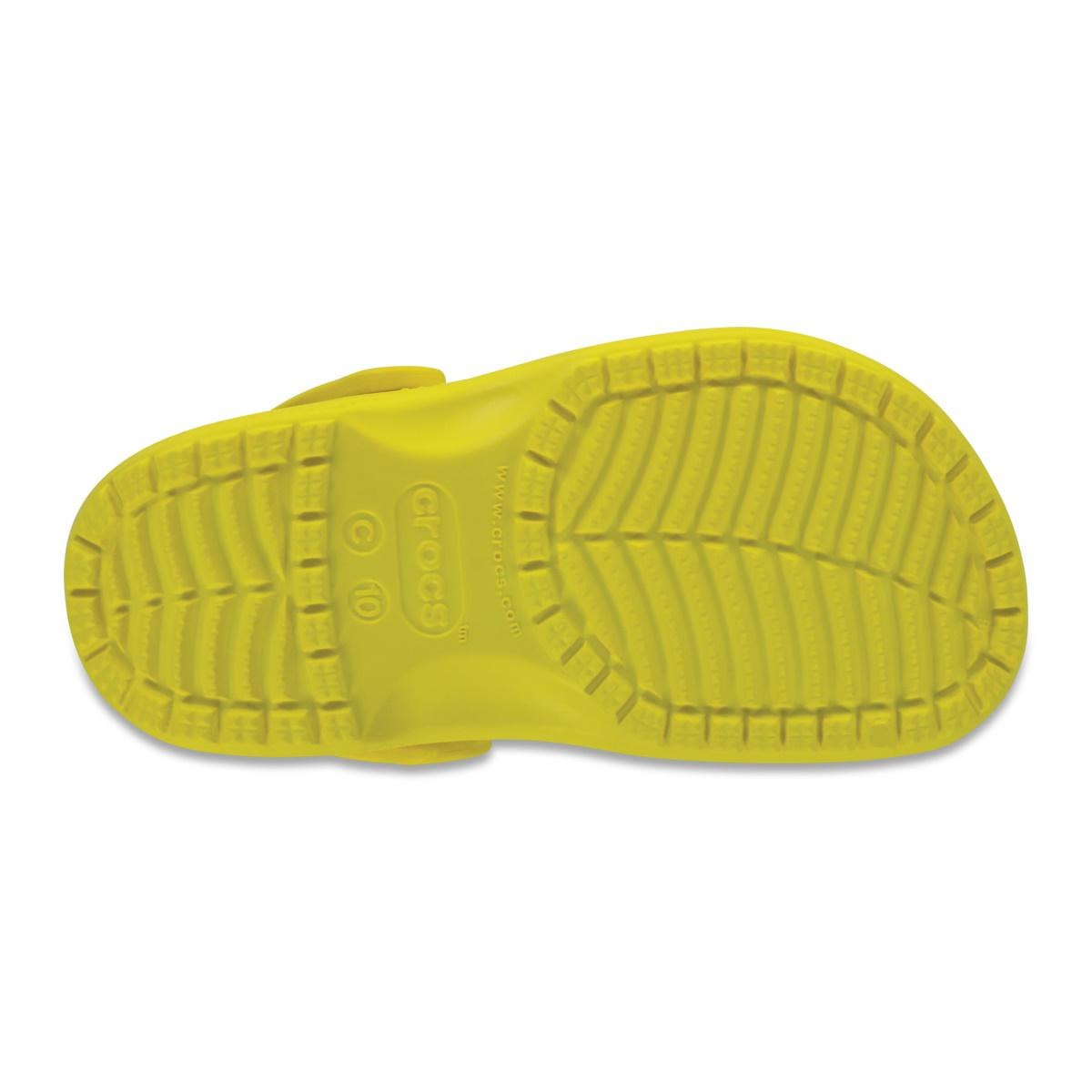 Saboți Crocs Classic Toddlers New clog Galben - Lemon - poza 4
