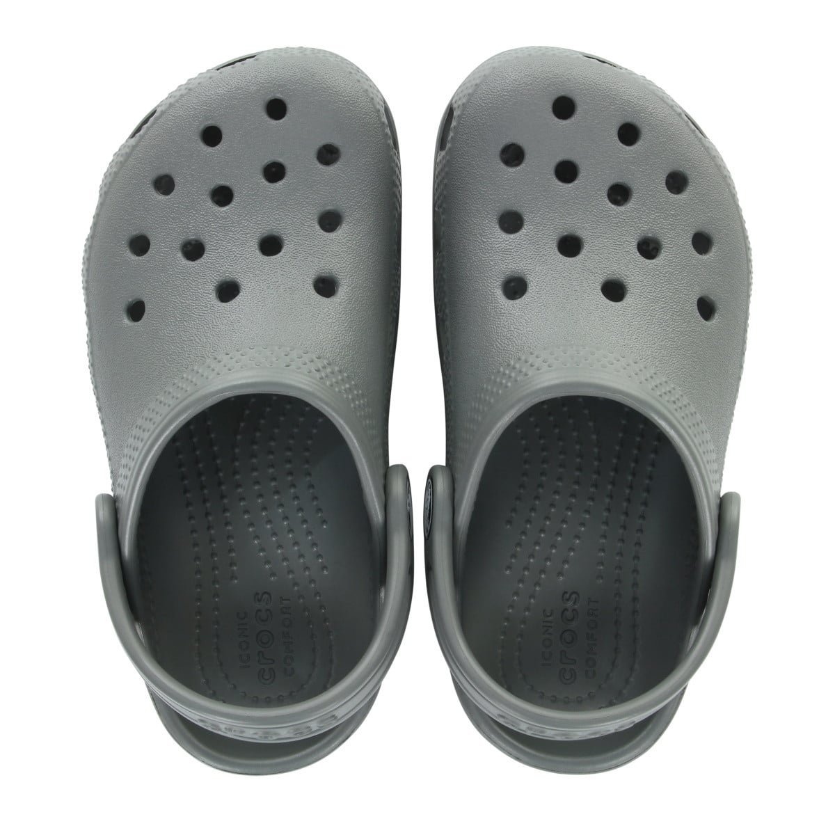 Saboți Crocs Classic Toddlers New clog Gri - Slate Grey - poza 5