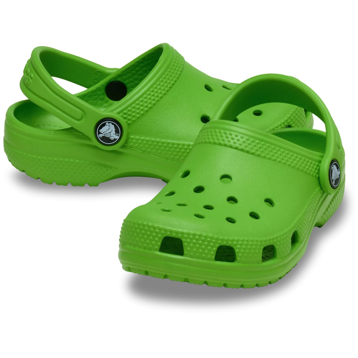 Saboți Crocs Classic Toddlers New clog Verde - Crocs Green - poza 3
