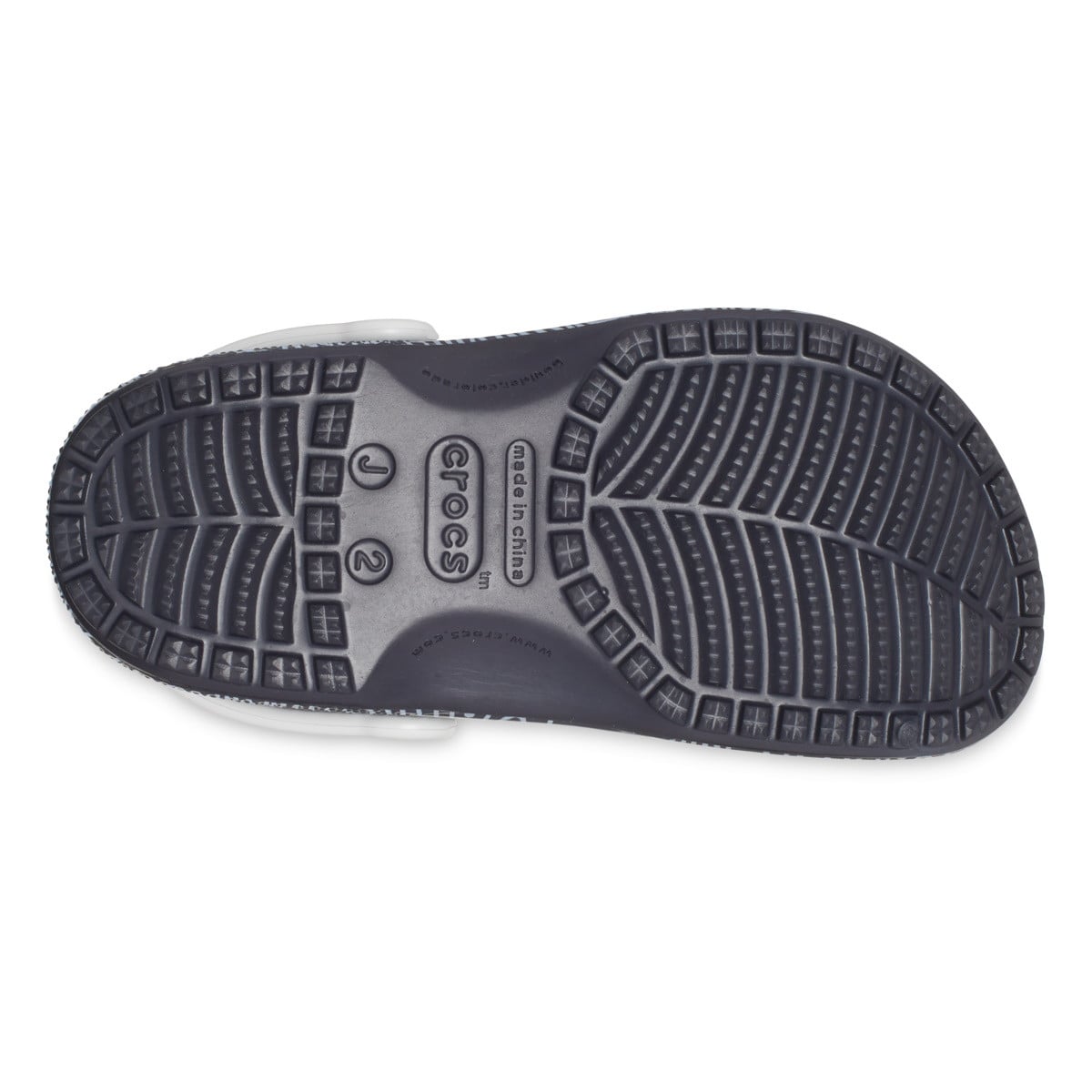 Saboti Crocs Classic Topographic Clog Kids Albastru - Deep Navy/Multi - poza 5