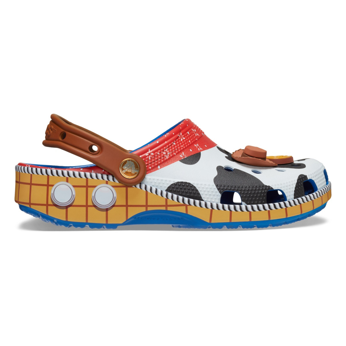 Saboti Crocs Classic Toy Story Woody Clog Albastru - Blue Jean - poza 2