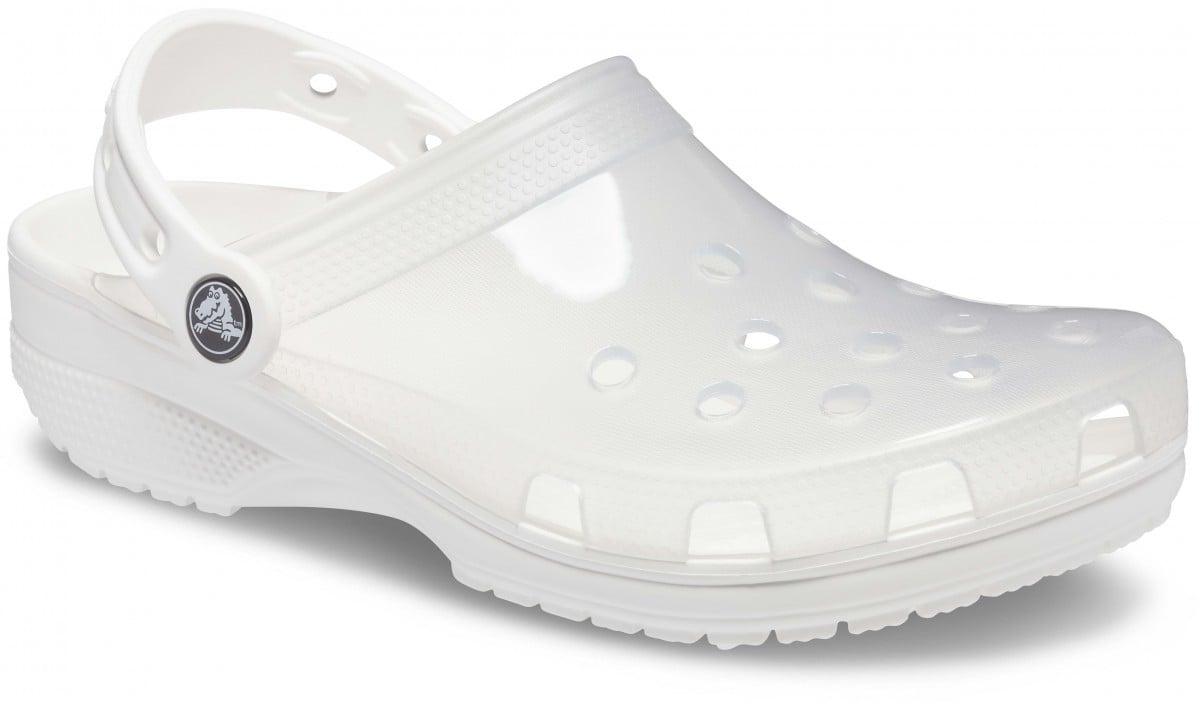 Saboti Crocs Classic Translucent Clog Alb - White - poza 2