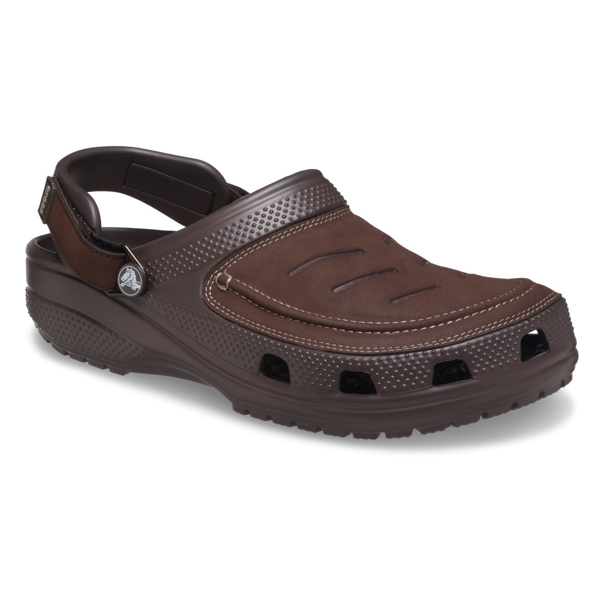 Saboti Crocs Classic Yukon Vista II LiteRide™ Clog Maro - Espresso/Mushroom - poza 3