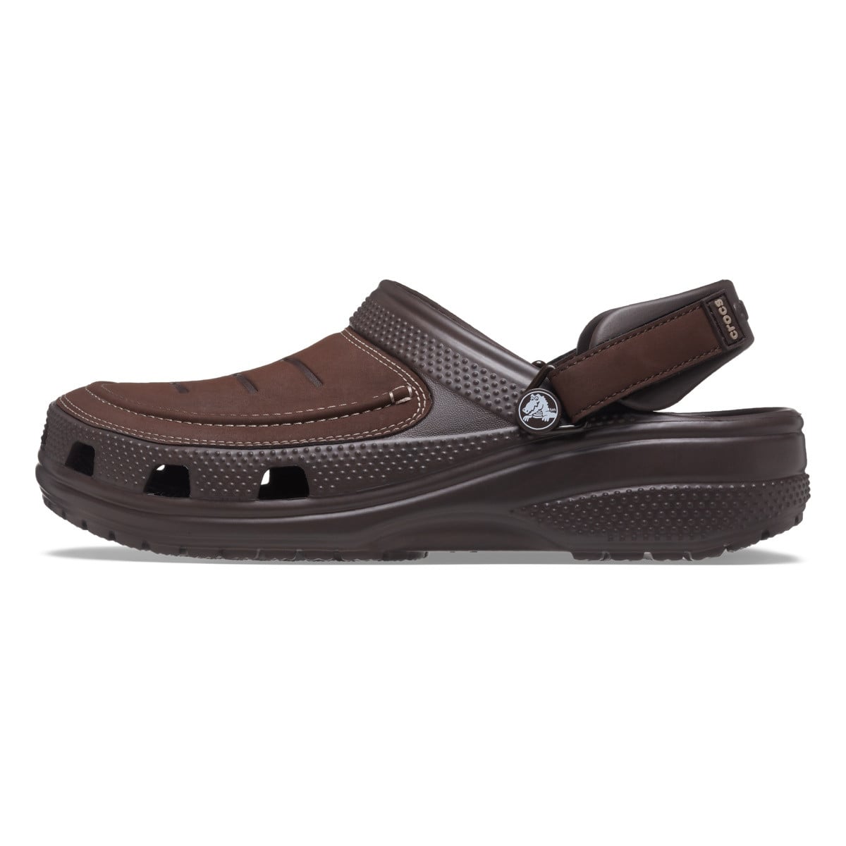 Saboti Crocs Classic Yukon Vista II LiteRide™ Clog Maro - Espresso/Mushroom - poza 2