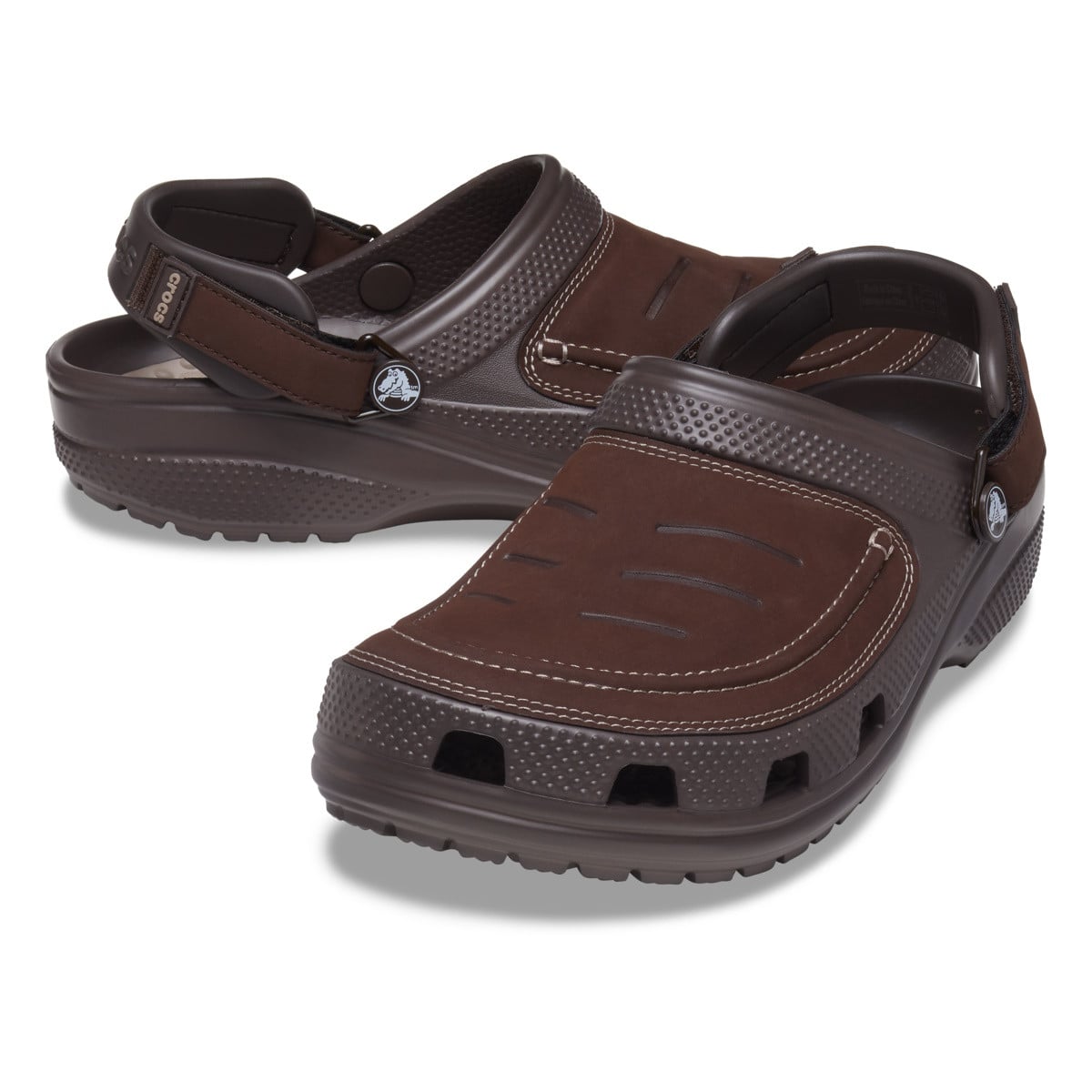 Saboti Crocs Classic Yukon Vista II LiteRide™ Clog Maro - Espresso/Mushroom - poza 4