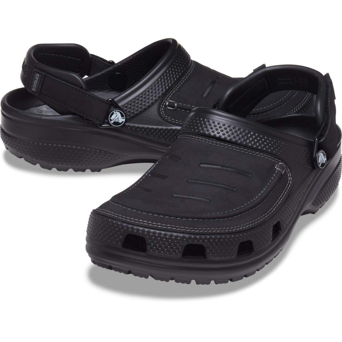 Saboti Crocs Classic Yukon Vista II LiteRide™ Clog Negru - Black/Slate Grey - poza 4