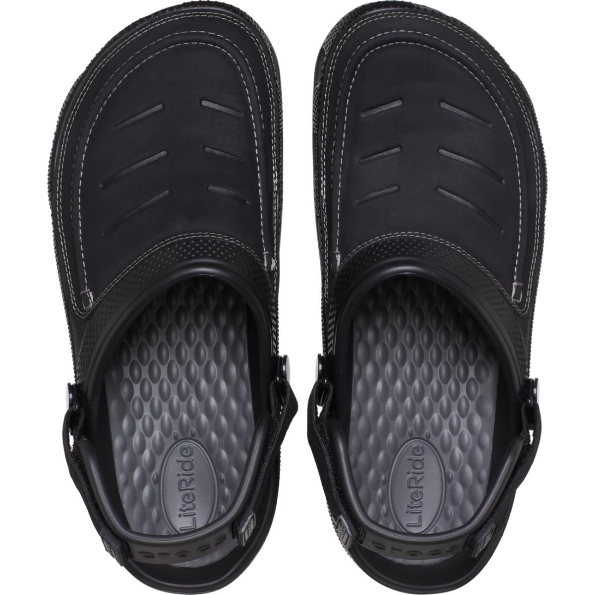 Saboti Crocs Classic Yukon Vista II LiteRide™ Clog Negru - Black/Slate Grey - poza 5