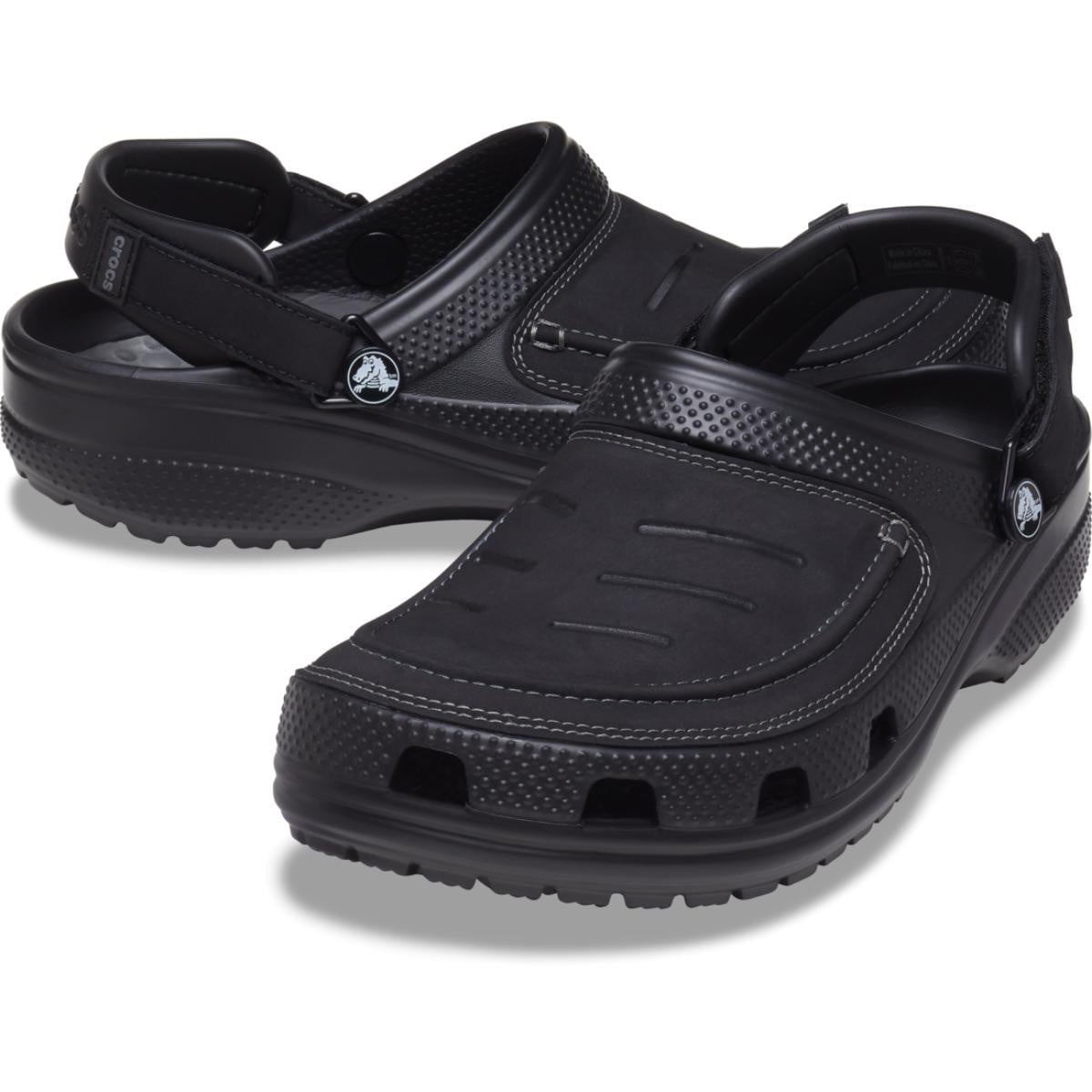 Saboti Crocs Classic Yukon Vista II LiteRide™ Clog Negru - Black/Slate Grey - poza 4