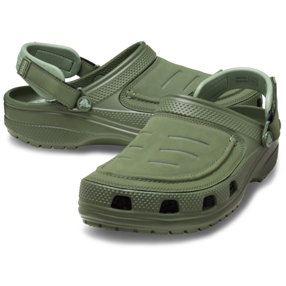 Saboti Crocs Classic Yukon Vista II LiteRide™ Clog Verde - Army Green - poza 4