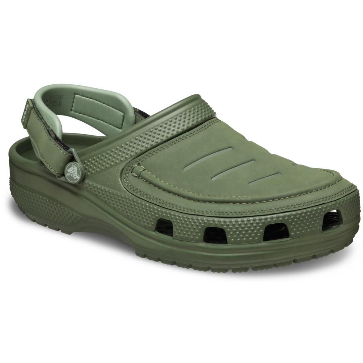 Saboti Crocs Classic Yukon Vista II LiteRide™ Clog Verde - Army Green - poza 3