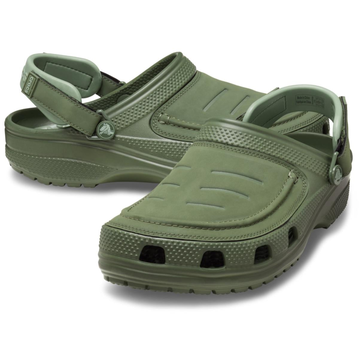 Saboti Crocs Classic Yukon Vista II LiteRide™ Clog Verde - Army Green - poza 4