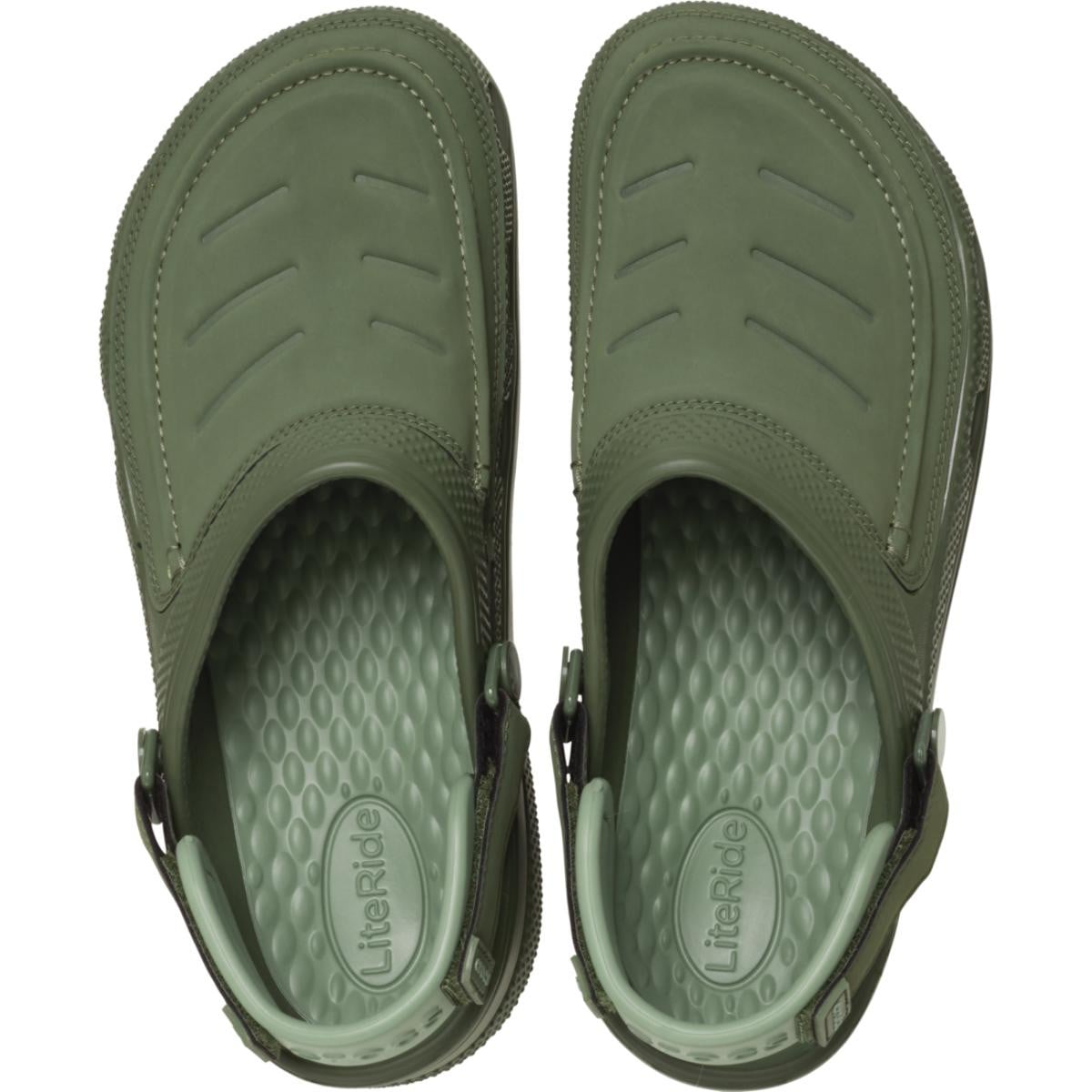 Saboti Crocs Classic Yukon Vista II LiteRide™ Clog Verde - Army Green - poza 5