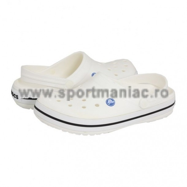 Saboti Crocs Crocband Alb - White - poza 2