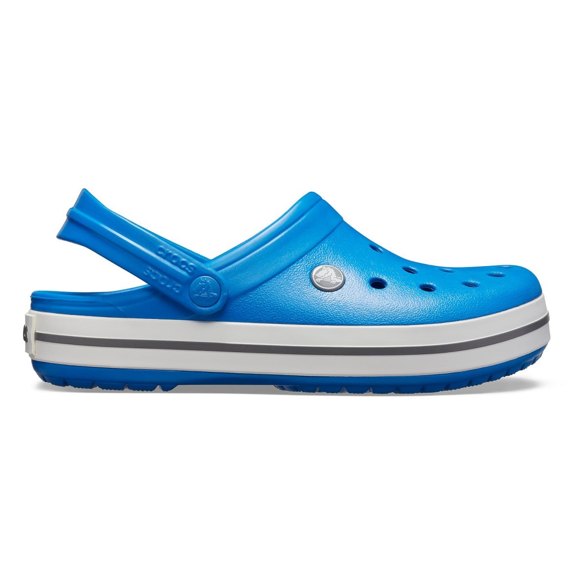 Saboti Crocs Crocband Albastru - Bright Cobalt/Charcoal - poza 1