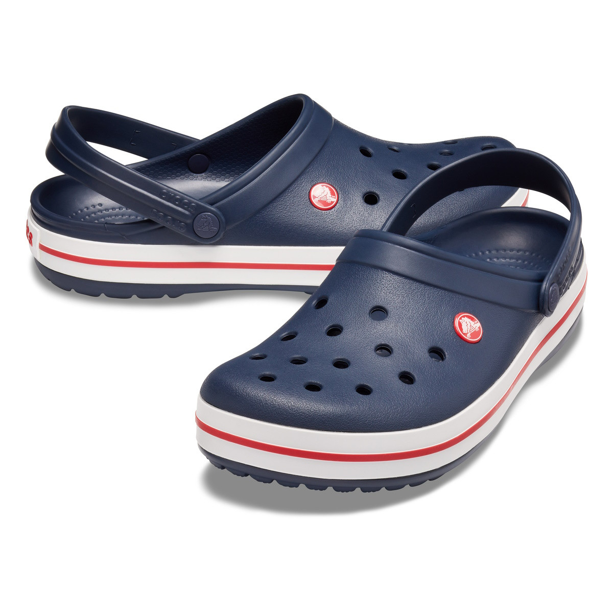 Saboti Crocs Crocband Bleumarin - Navy/Red - poza 4