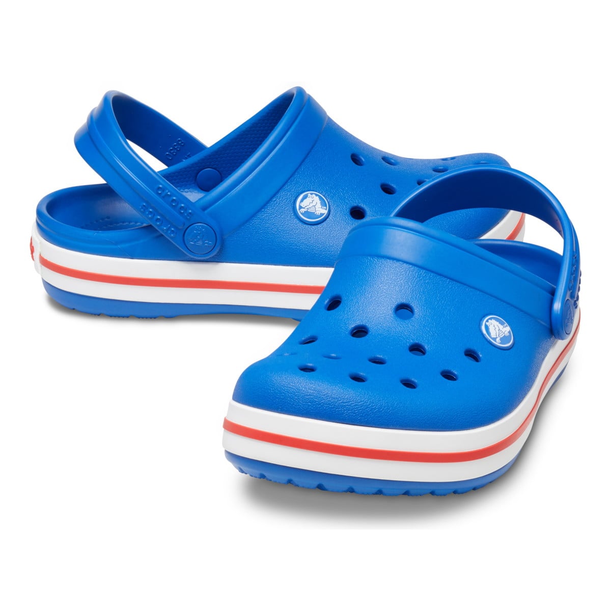 Saboți Crocs Crocband Kid's New Clog Albastru - Blue Bolt - poza 4