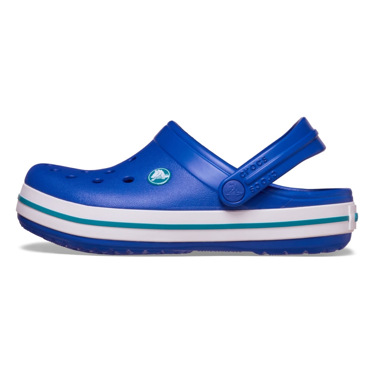 Saboți Crocs Crocband Kid's New Clog Albastru Blue Bolt/Turbo Teal - poza 3