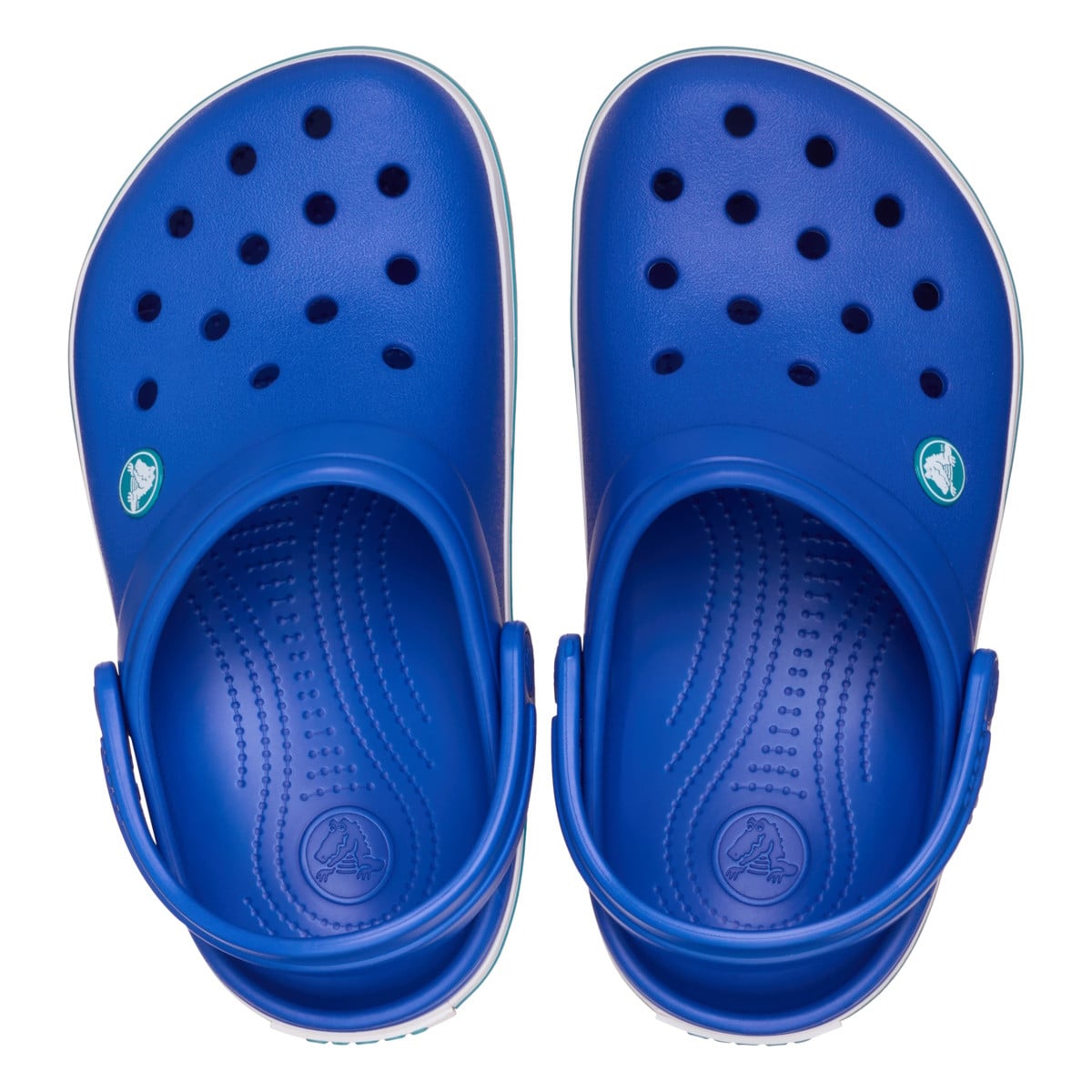 Saboți Crocs Crocband Kid's New Clog Albastru Blue Bolt/Turbo Teal - poza 5