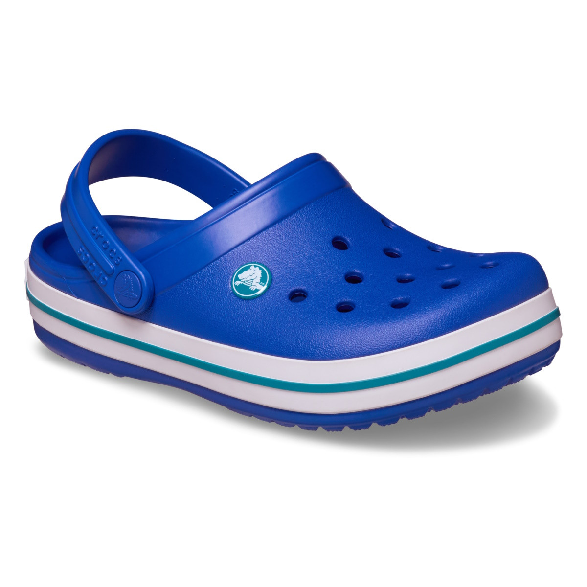 Saboți Crocs Crocband Kid's New Clog Albastru Blue Bolt/Turbo Teal - poza 2