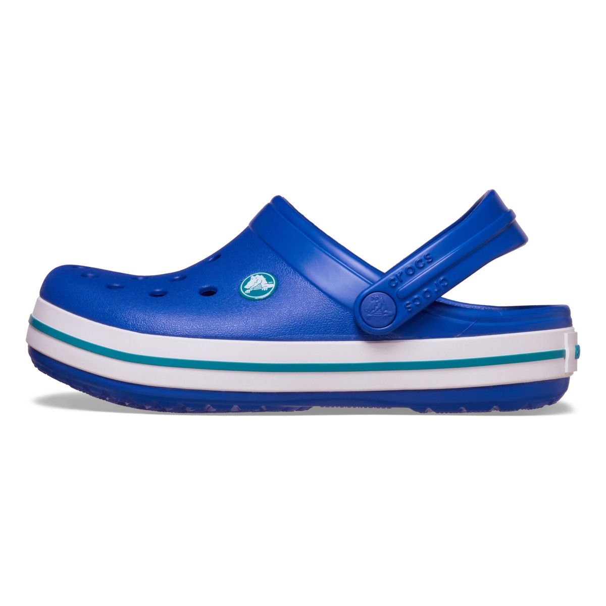 Saboți Crocs Crocband Kid's New Clog Albastru Blue Bolt/Turbo Teal - poza 3