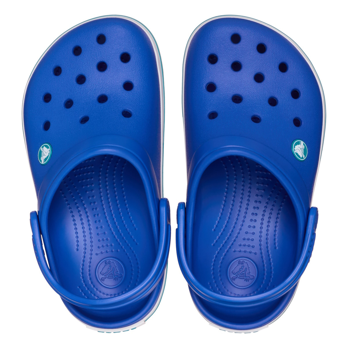 Saboți Crocs Crocband Kid's New Clog Albastru Blue Bolt/Turbo Teal - poza 5