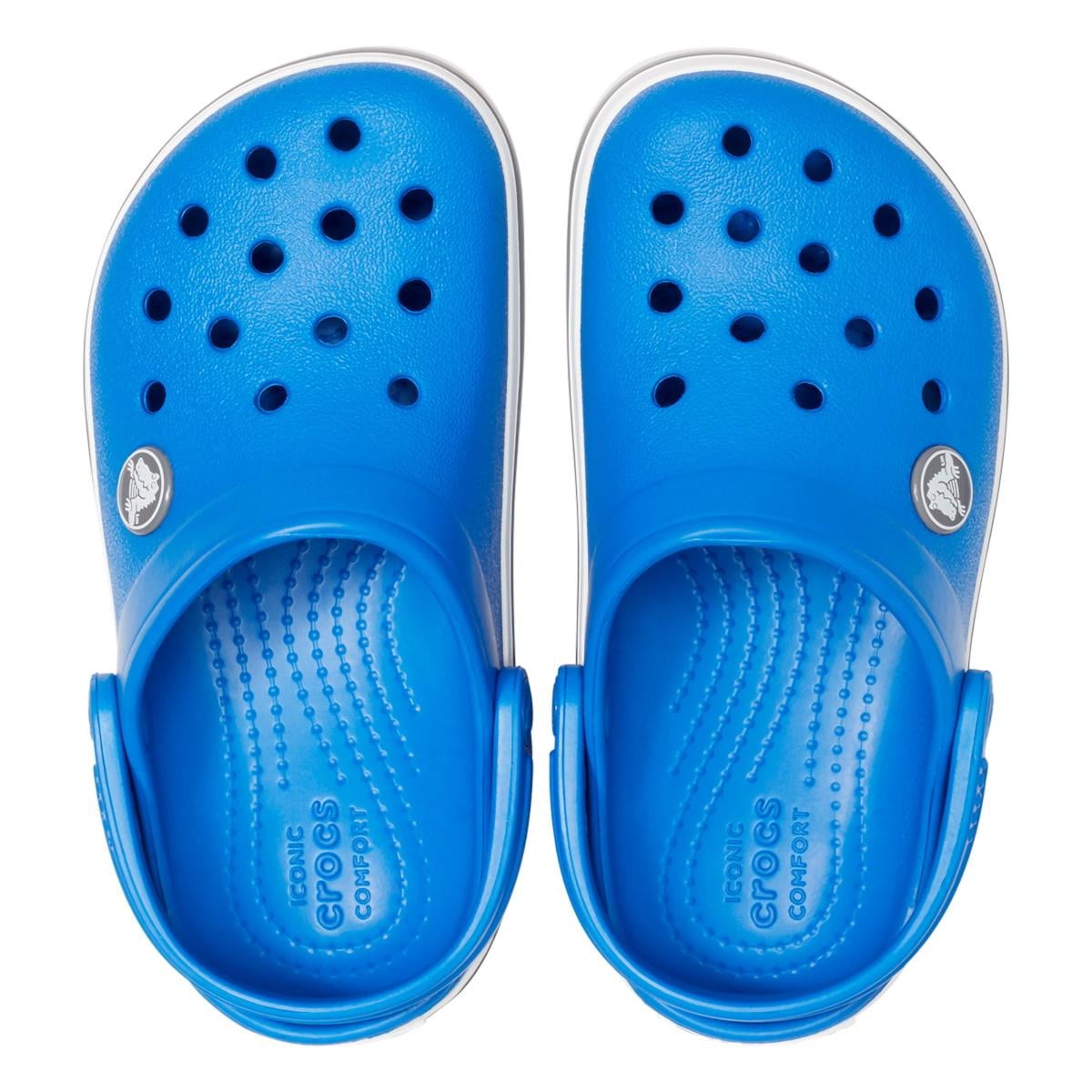 Saboți Crocs Crocband Kid's New Clog Albastru - Bright Cobalt/Charcoal - poza 5