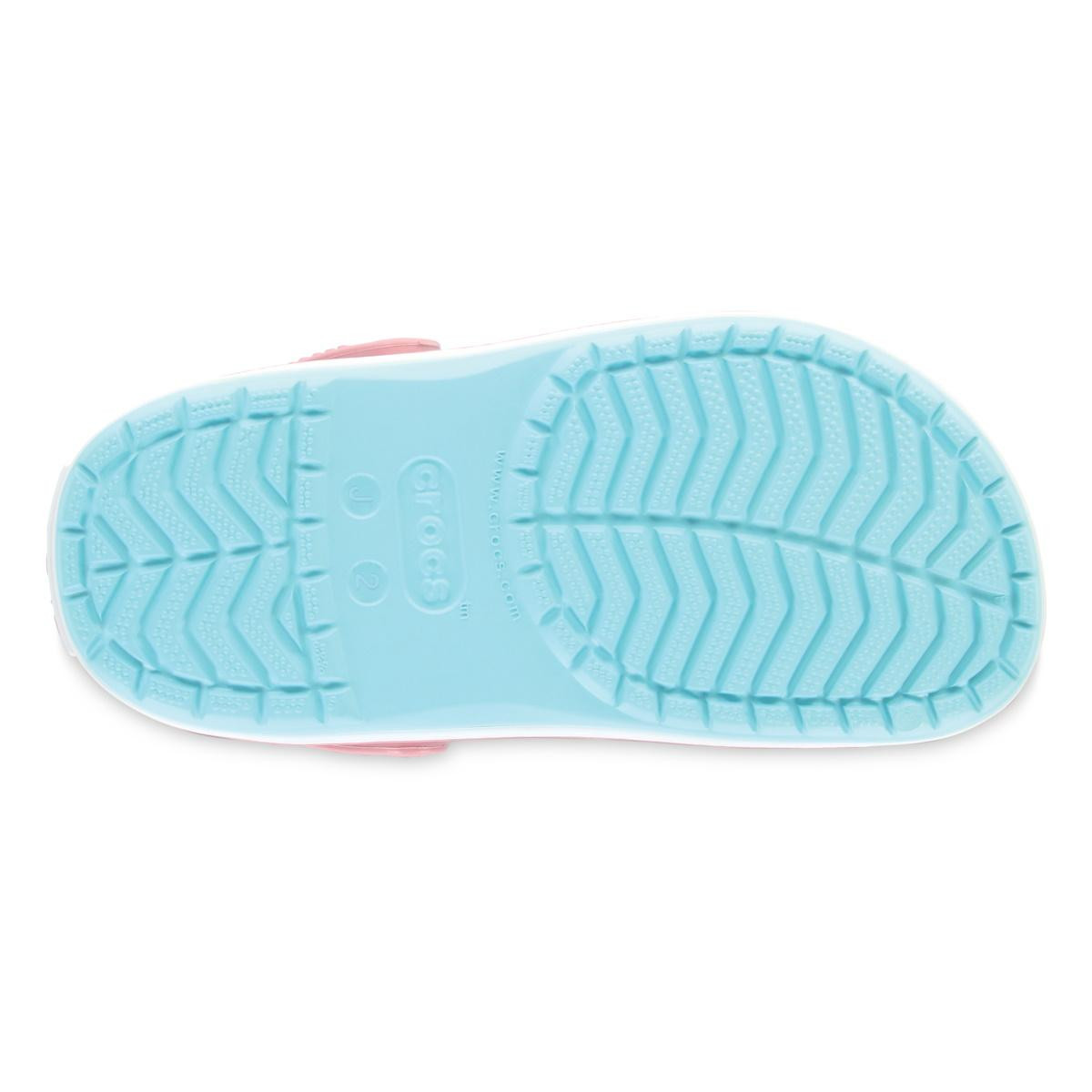 Saboți Crocs Crocband Kid's New Clog Albastru - Ice Blue/White - poza 4
