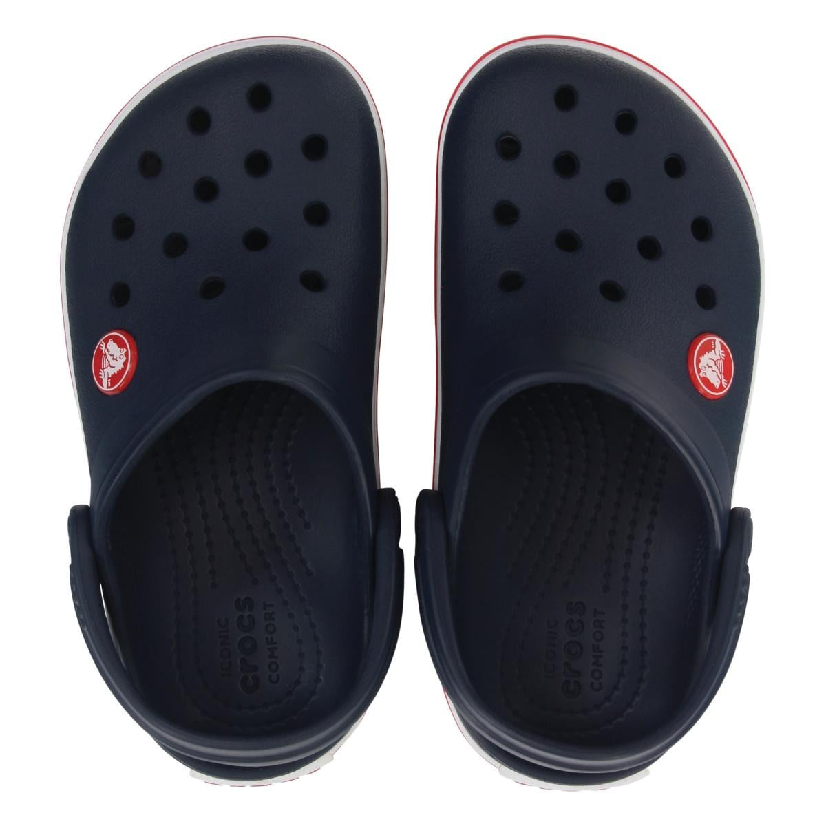 Saboți Crocs Crocband Kid's New Clog Bleumarin - Navy/Red - poza 5