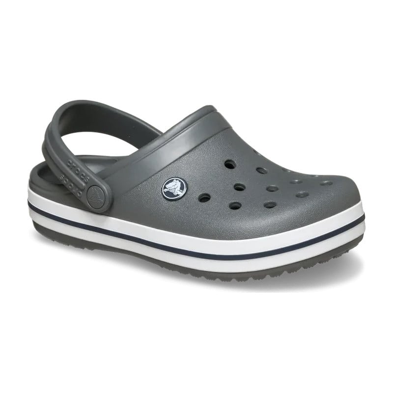 Saboți Crocs Crocband Kid's New Clog Gri - Slate Grey/Navy - poza 2