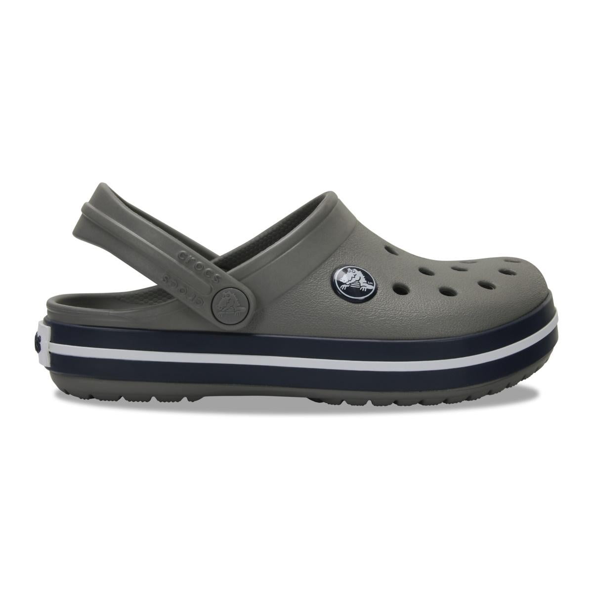 Saboți Crocs Crocband Kid's New Clog Gri - Smoke/Navy - poza 1