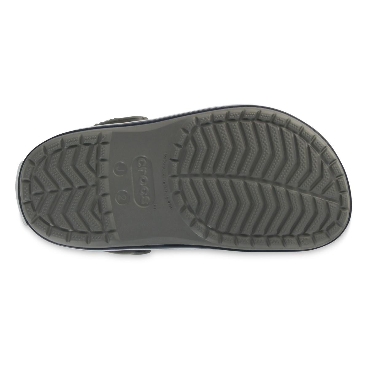 Saboți Crocs Crocband Kid's New Clog Gri - Smoke/Navy - poza 4