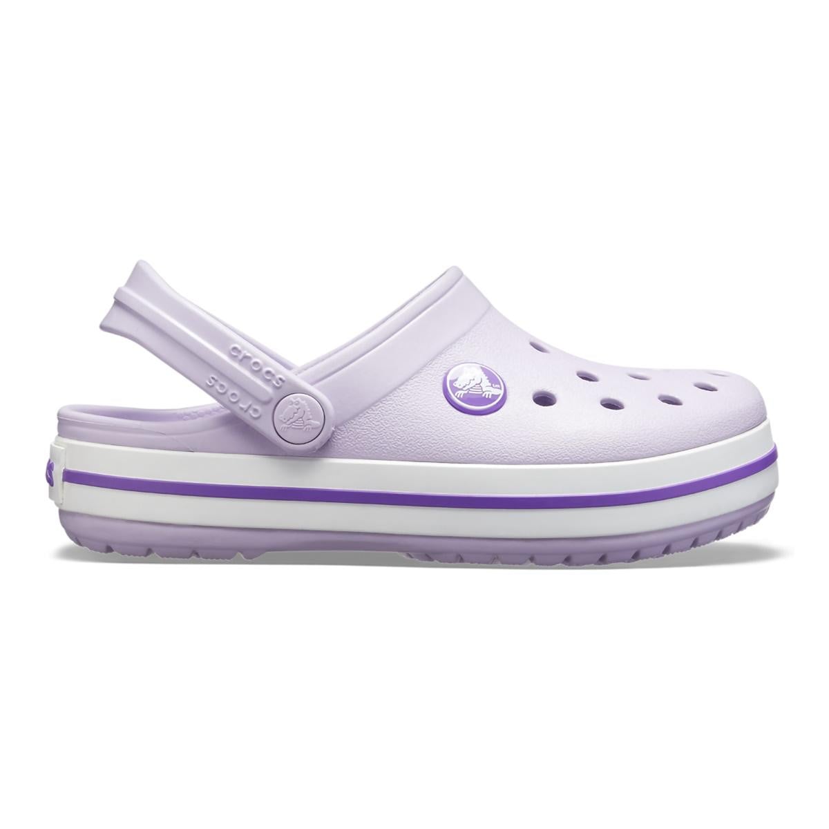 Saboți Crocs Crocband Kid's New Clog Mov - Lavender/Neon Purple - poza 1