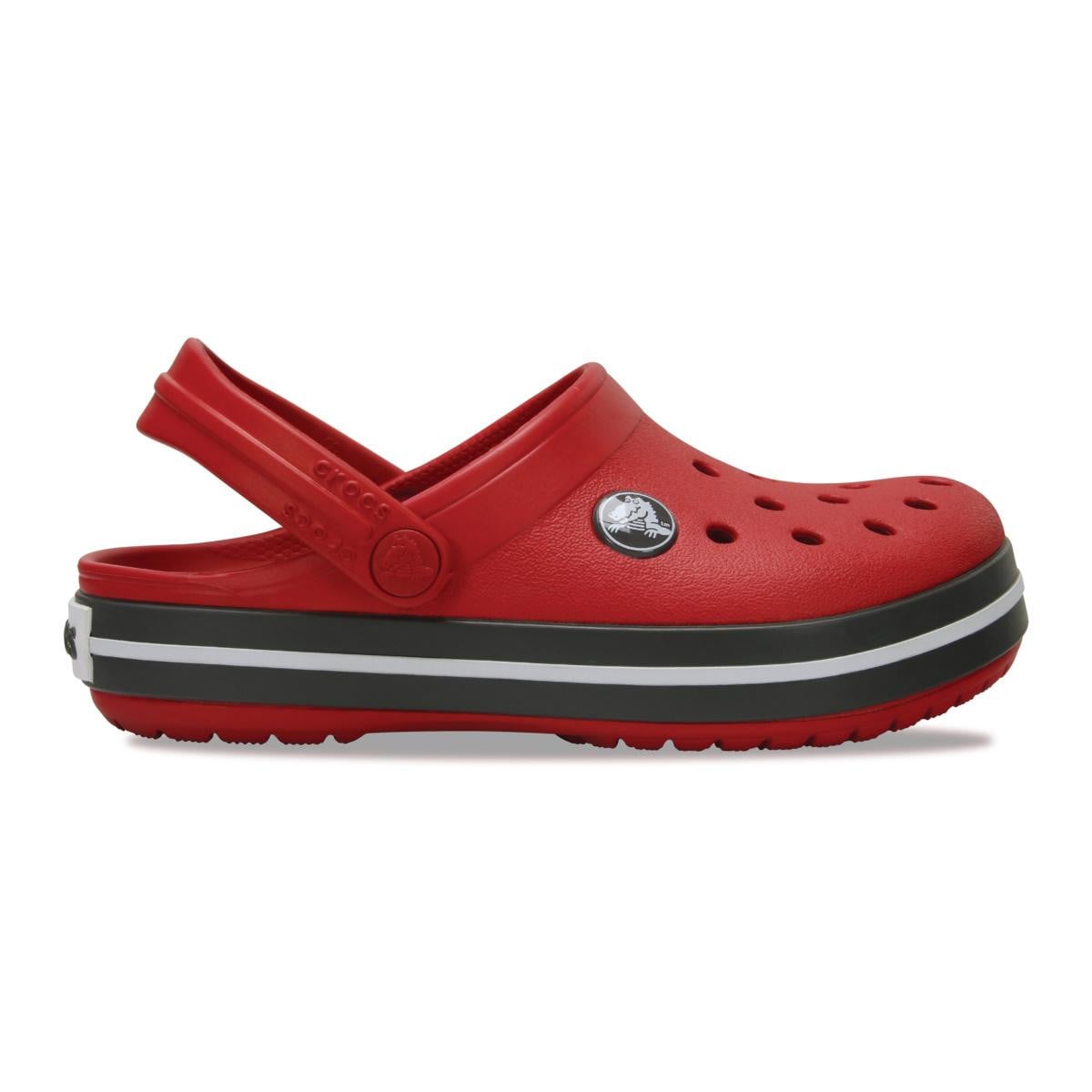Saboți Crocs Crocband Kid's New Clog Roșu - Pepper/Graphite - poza 1