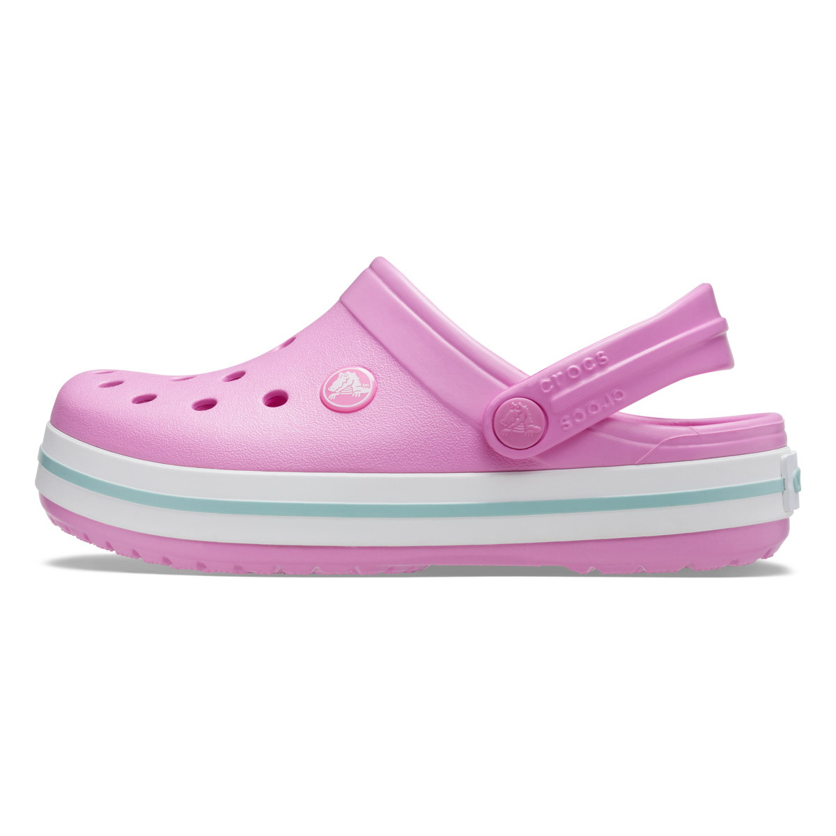 Saboți Crocs Crocband Kid's New Clog Roz - Taffy Pink - poza 3