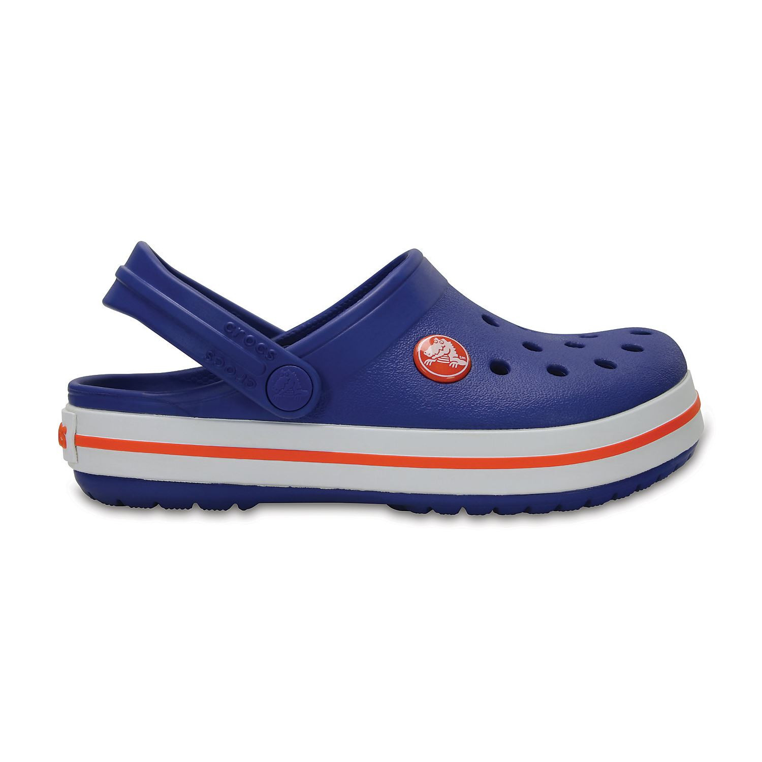 Saboti Crocs Crocband Kids Albastru - Cerulean Blue/Red - poza 1
