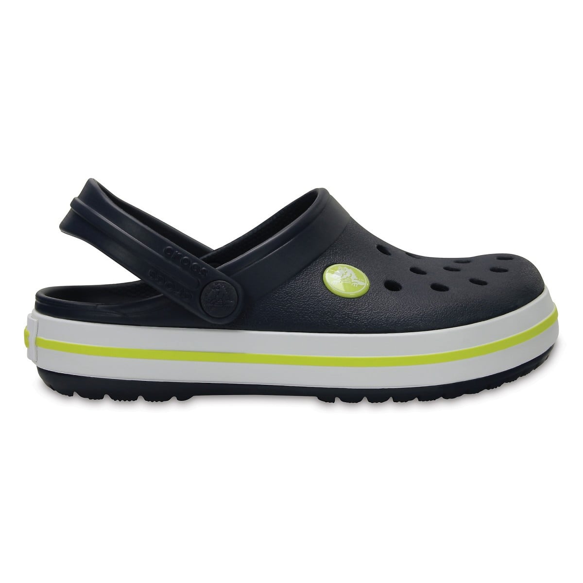 Saboti Crocs Crocband Kids Albastru - Navy/Citrus - poza 1