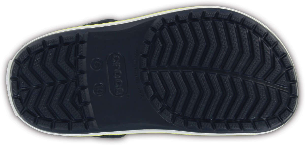 Saboti Crocs Crocband Kids Albastru - Navy/Citrus - poza 4