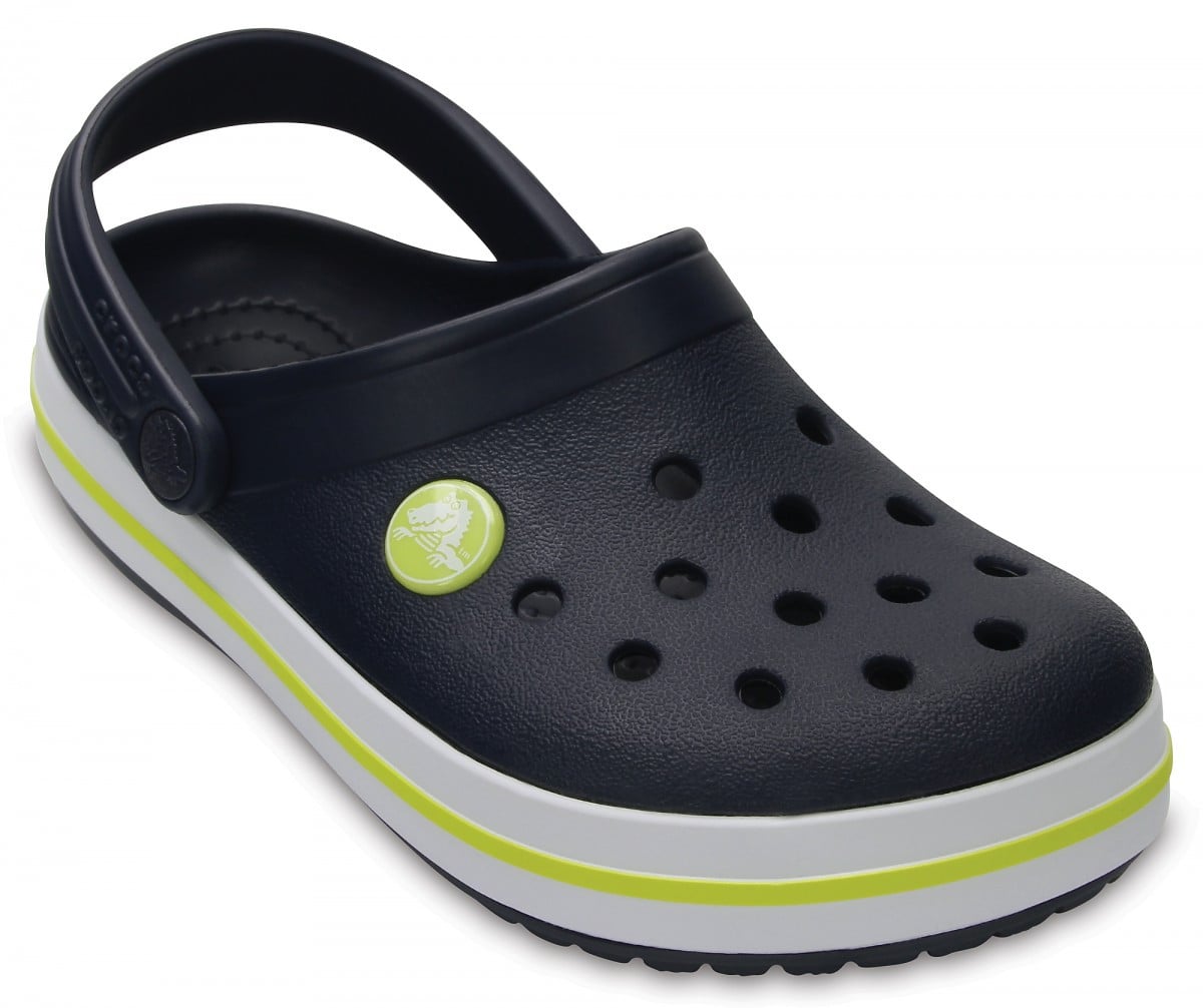 Saboti Crocs Crocband Kids Albastru - Navy/Citrus - poza 2