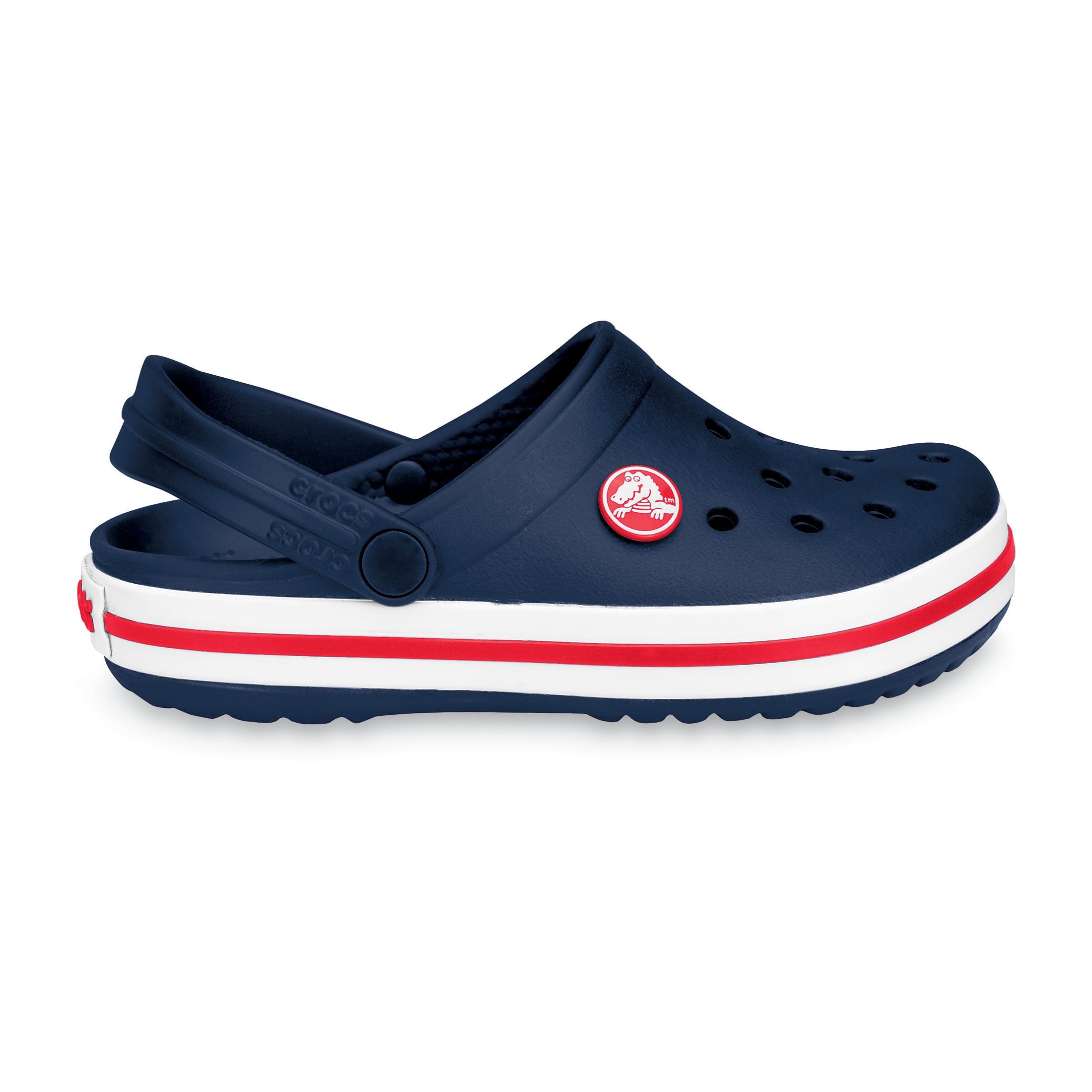 Saboti Crocs Crocband Kids Bleumarin - Navy/Red - poza 1