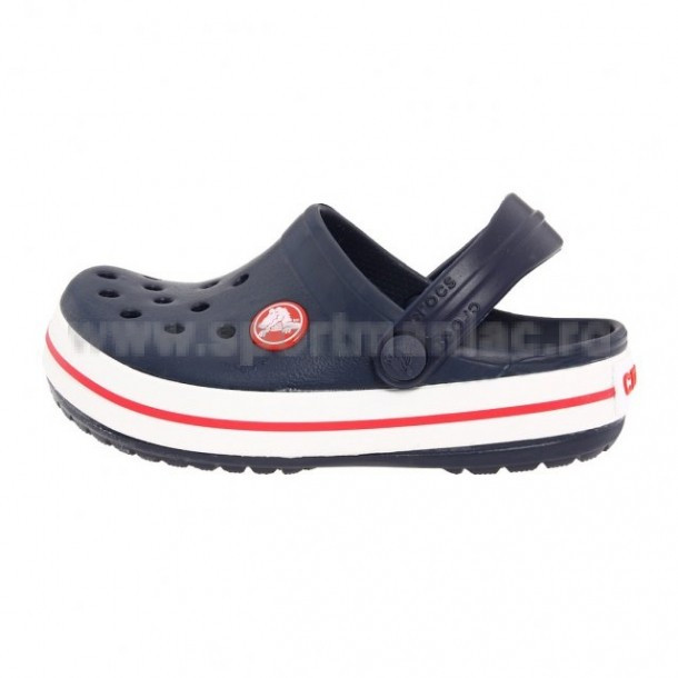 Saboti Crocs Crocband Kids Bleumarin - Navy/Red - poza 4