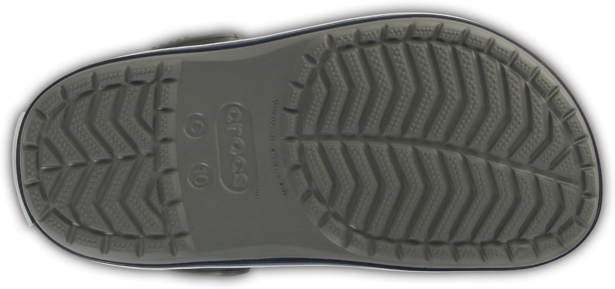 Saboti Crocs Crocband Kids Gri - Smoke/Navy - poza 4