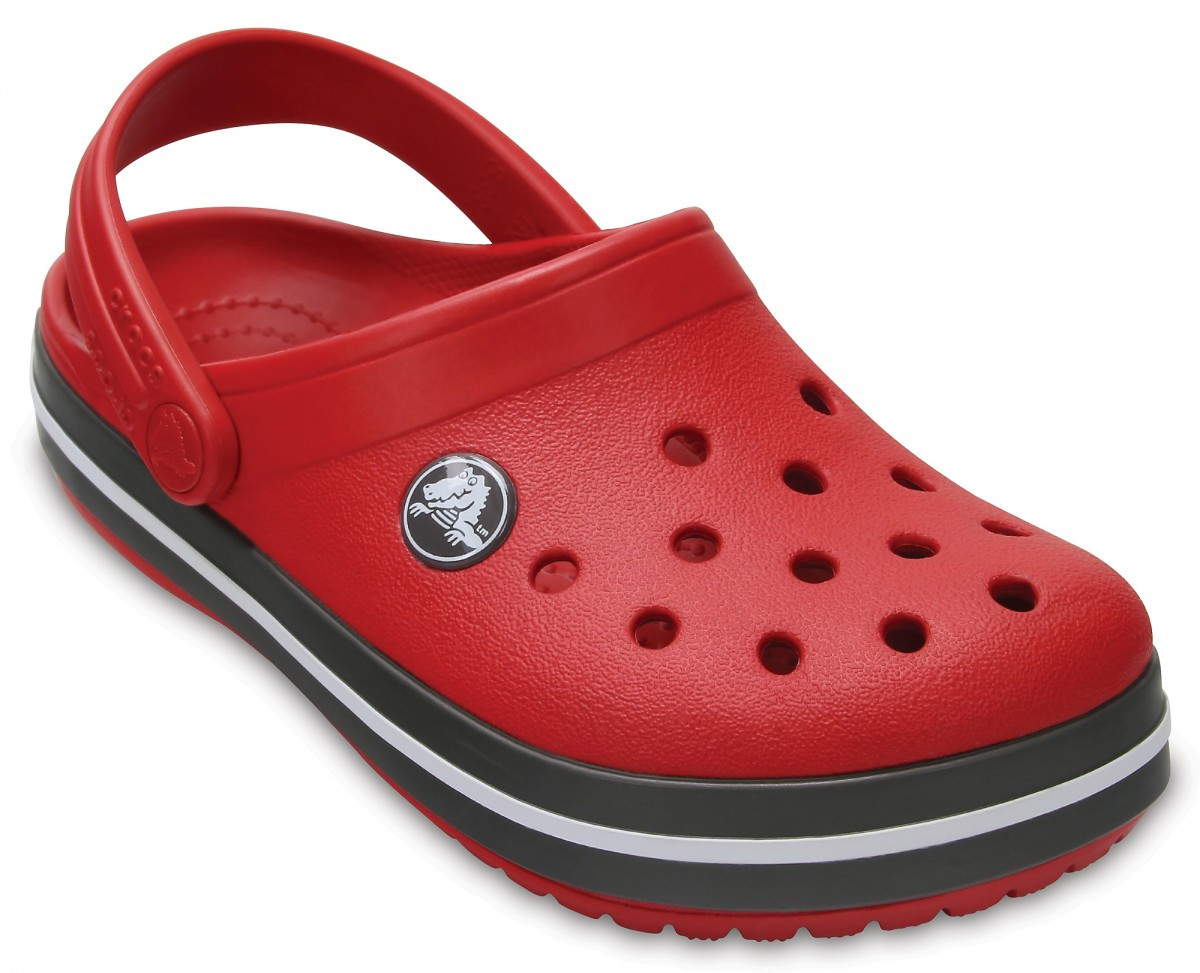 Saboti Crocs Crocband Kids Roșu - Pepper/Graphite - poza 2