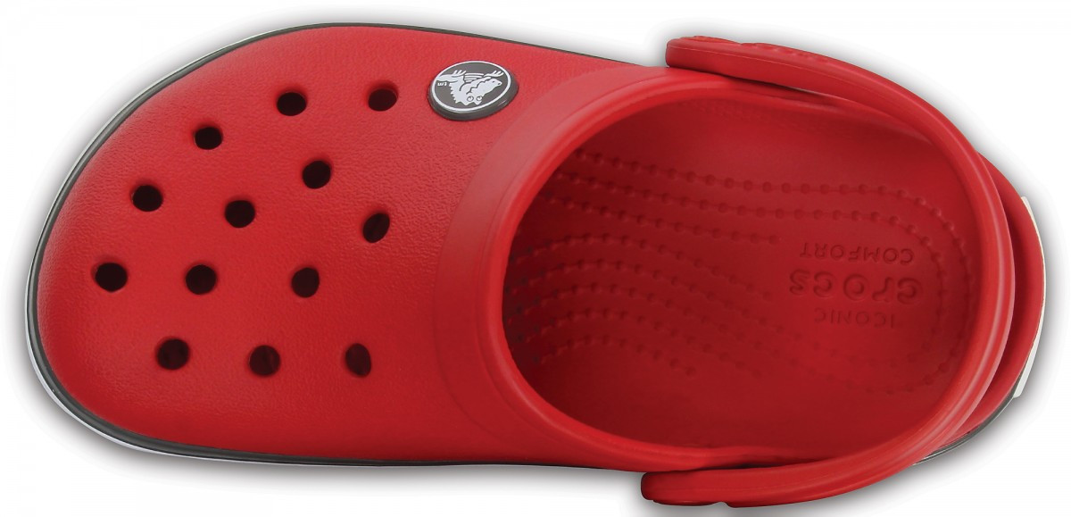 Saboti Crocs Crocband Kids Roșu - Pepper/Graphite - poza 3