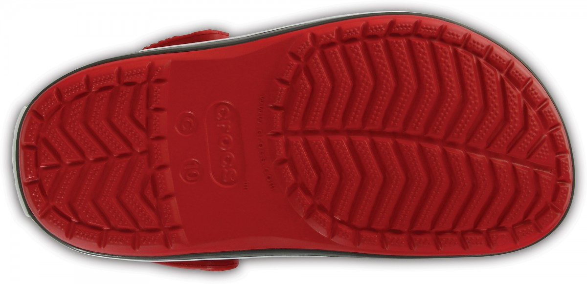 Saboti Crocs Crocband Kids Roșu - Pepper/Graphite - poza 4