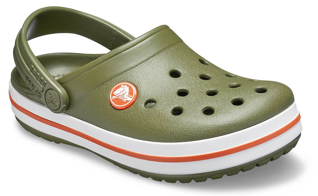 Saboti Crocs Crocband Kids Verde - Army Green/Burnt Sienna - poza 2