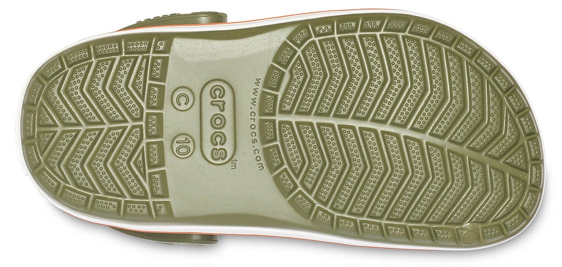 Saboti Crocs Crocband Kids Verde - Army Green/Burnt Sienna - poza 4
