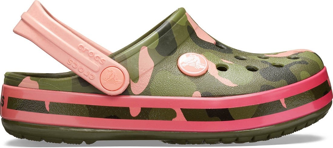 Saboti Crocs Crocband Multi-Graphic Clog Pepene galben - Melon - poza 1