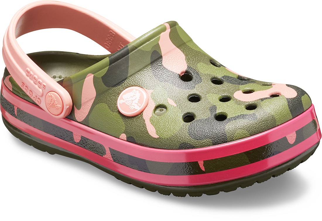 Saboti Crocs Crocband Multi-Graphic Clog Pepene galben - Melon - poza 2