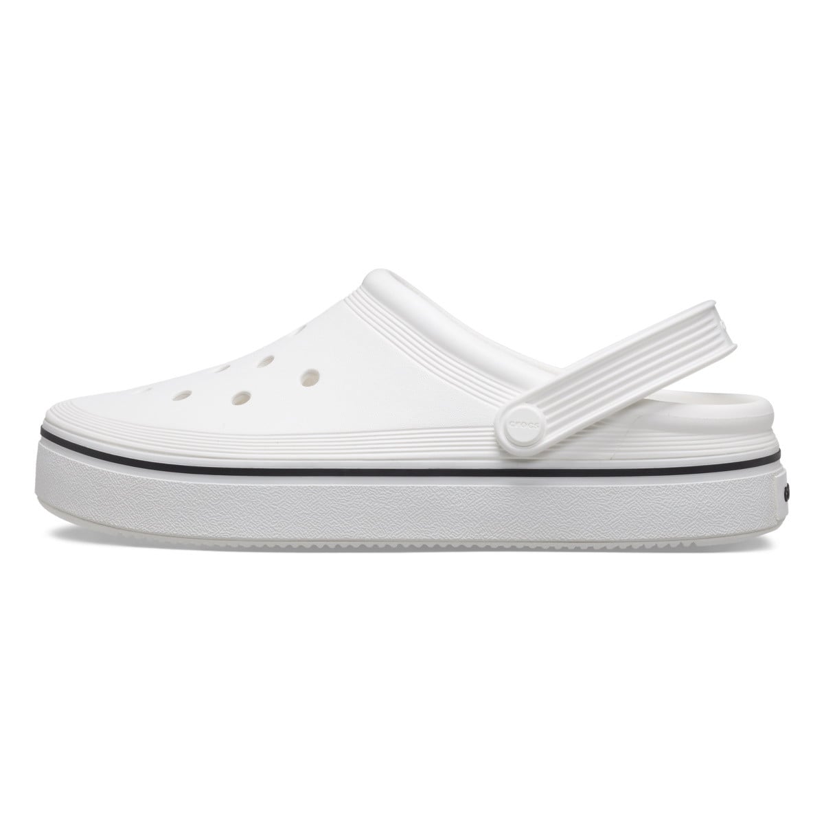 Saboți Crocs Crocband Off Court Clog Alb - White - poza 3